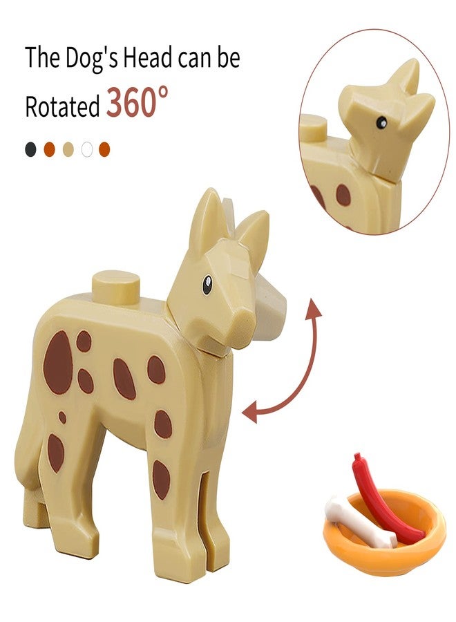 PIPART Farm Animals Dog House Building Blocks Set, MOC Animal Kennel Toy Set for Kids, Girls and Boys Ages 8+ (109 Pieces) - Image 4